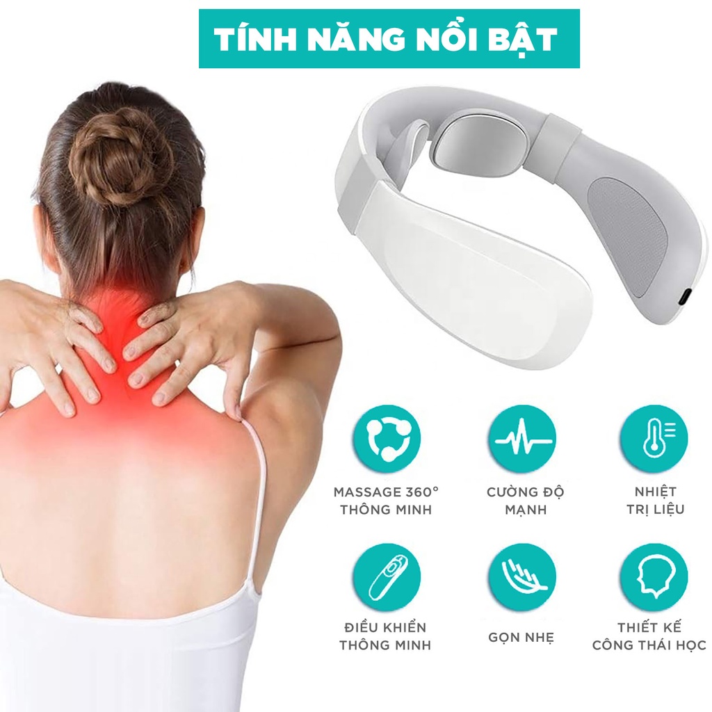 Ảnh Máy Massage Cổ Vai Gáy Chuyên Sâu KINGTECH ST-304 - Giảm Đau Mỏi Hiệu Quả Bằng Xung Điện Kết Hợp Nhiệt Trị Liệu 2