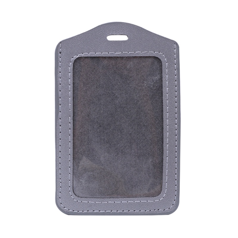 Dy 10 Màu ID Window Business Work Card Holder Da cho Case Badge Vertical Ty