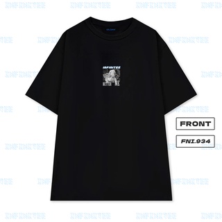 Áo thun INFINITEE Fni0934, Thun 100% Cotton - form rộng Unisex.