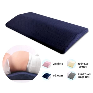 Gối kê lưng, gác chân nằm ngủ cho bà bầu bằng cao su non hoặc than hoạt tính hỗ trợ người đau lưng, bệnh cột sống