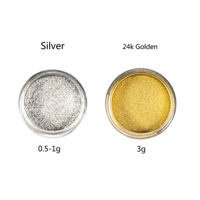 Bột kim tuyến ánh kim 3g chuyên dụng trong trang trí nhựa resin epoxy tạo màu long lanh gia công đồ trang sức
