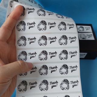 Set 90 Tem dán Thank you cảm ơn khách hàng kích thước 35x22mm, mẫu ngẫu nhiên