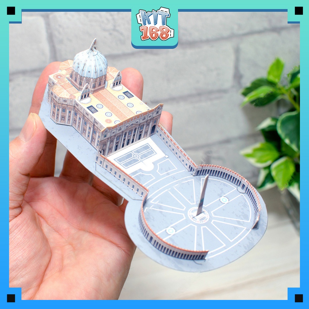 Mô hình giấy kiến trúc Basilica of Saint Peter Mini - Vatican | Shopee ...
