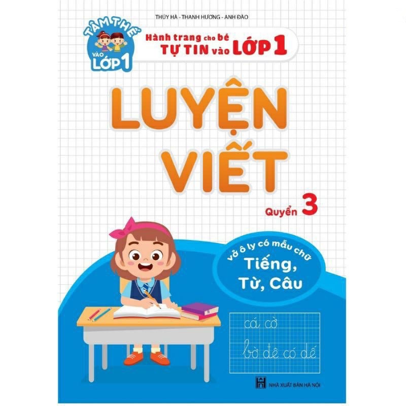 Ảnh Sách - Bộ 3 luyện viết - Hành trang cho bé tự tin vào lớp 1 3