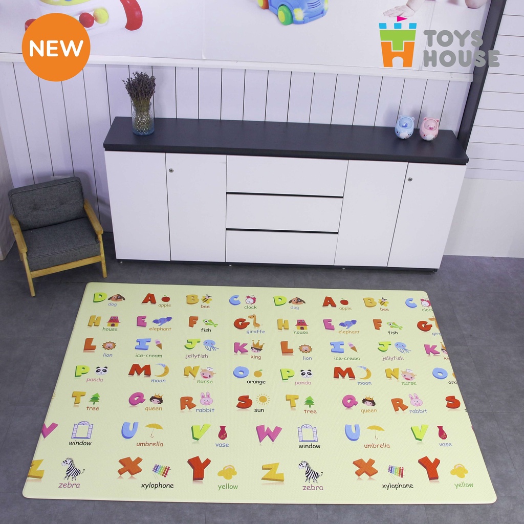 Mô tả Thảm trải sàn Silicon chống trơn trượt cho bé Toyshouse tiêu chuẩn Châu Âu EU71 kích thước 1.4m x2m - 3