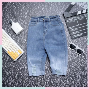 Quần Jean Ôm Nữ Dáng Ngố Rách Kiểu Co Gĩan Tốt Tôn Dáng YuRi-Jeans