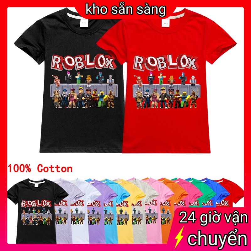 Roblox Boy Cotton Tshirt Summer Kids Game T-Shirt Children Top Cartoon  Print | Shopee Việt Nam