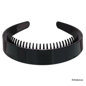 Cài Tóc Nhựa Màu Đen 2.5cm Có Răng Lược Cho Nữ
