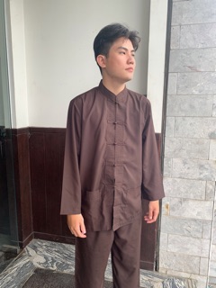 Đồ lam nam đi chùa cổ trụ, pháp phục nam lãnh tụ