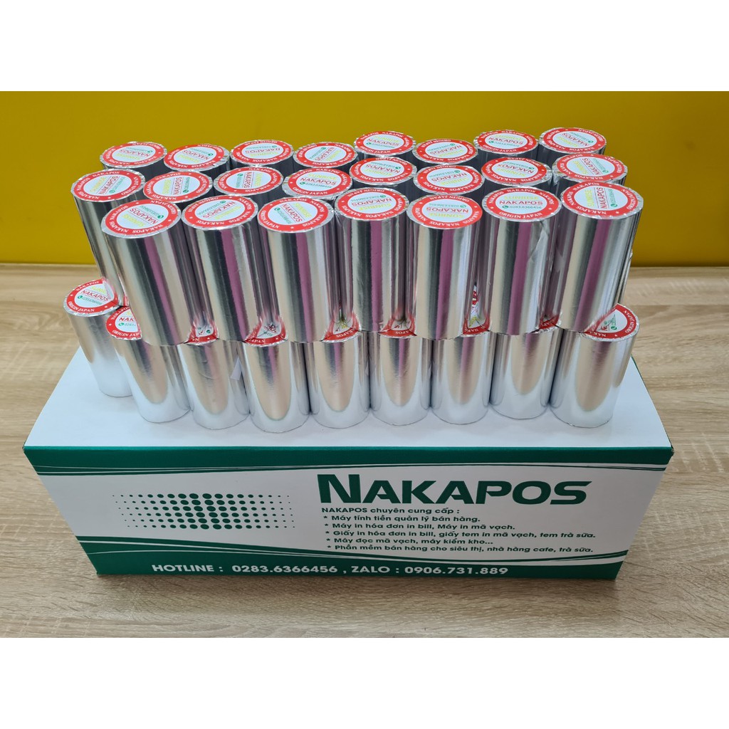 [FULL VAT-THÙNG 55 CUỘN] GIẤY IN HÓA ĐƠN K80x45MM K80 GIẤY IN BILL K80*45 K80x50 K80x55 GIẤY NHIỆT K80x45 GIẤY IN NHIỆT