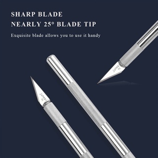 Jianwu 4 Bldes Sharp Blade Khắc Dao Kết Hợp Đơn Giản Tiện Ích Dao Khắc Tiện Ích DIY Nghệ Thuật Sáng Tạo Đồ Dùng Văn Phòng