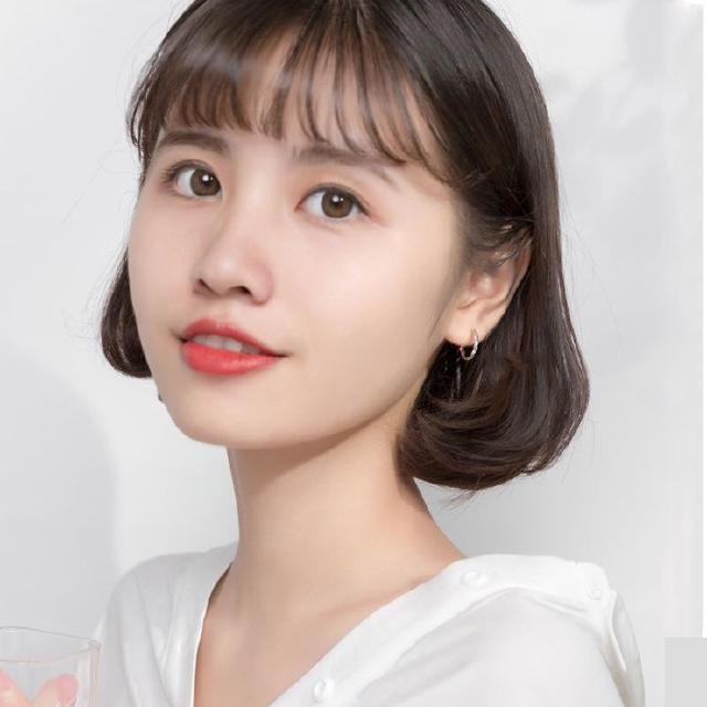 Bông tai xoắn xoắn xinh xinh bạc ta nguyên chất- bạc LOPA