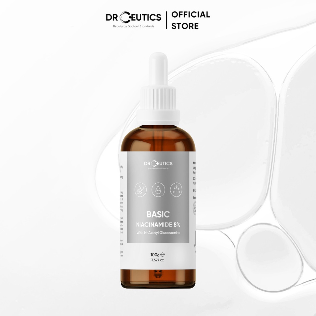 Ảnh DRCEUTICS Tinh Chất Niacinamide Basic 8% DrCeutics Cho Da Dầu Mụn (30g) 2