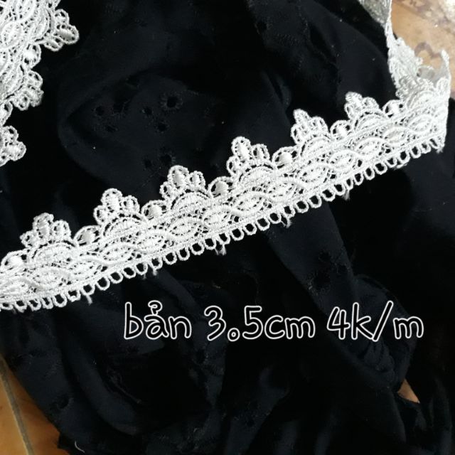 Vải Ren Viền Trang Trí Nhiều Màu Loại Đẹp 1m | Shopee Việt Nam