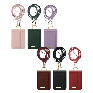 Ốp lưng da bê Samsung Galaxy Z Flip 3 4 5 6 có dây đeo - 2 loại / hoa oải hương đỏ xanh đen rượu vang hồng đựng thẻ đựng thẻ đeo chéo dài có thể tháo rời có thể tháo rời da bò