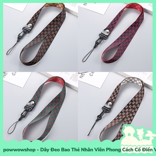 [Sẵn VN - Hỏa Tốc] Dây Vải 40cm Đeo Bảng Thẻ Nhân Viên Phong Cách Cổ Điển Vintage Retro