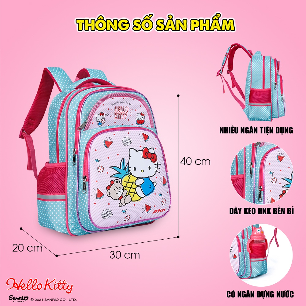 Ảnh Balo Học Sinh Hello Kitty Siêu Nhẹ Dành Cho Bé BL1077WL 1