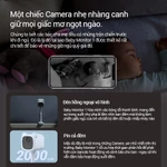 camera trông trẻ không dây pin sạc ip wifi ezviz BM1 phát hiện tiếng khóc ,chuyển động trông em bé , báo động ra phạm vi — ảnh 3