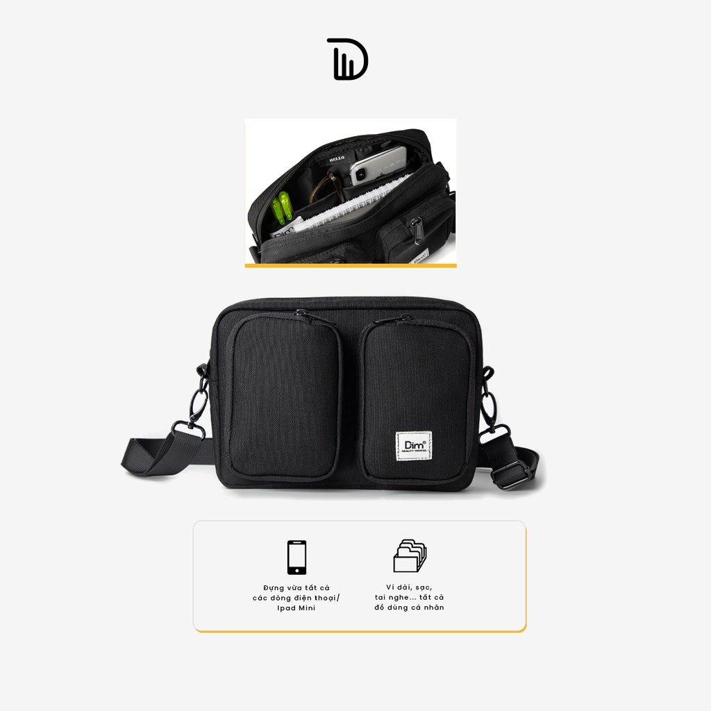 Mô tả Túi đeo chéo DIM Double Bag - 2