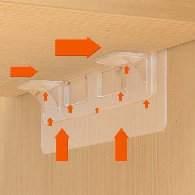 Giá Đỡ Móc Treo Đồ Gắn Tủ Không Cần Đục Lỗ