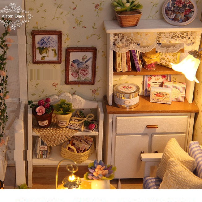 Ảnh Mô hình Nhà Búp Bê DIY Doll House- NHẬT KÝ MÈO CON (Kitten Diary)-3013 1