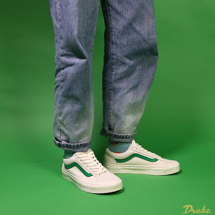 Vans old skool marshmallow green
