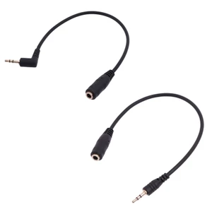 Cáp chuyển đổi giắc cắm âm thanh nổi nữ 2,5mm sang 1 / 8 inch 3,5mm mạ vàng