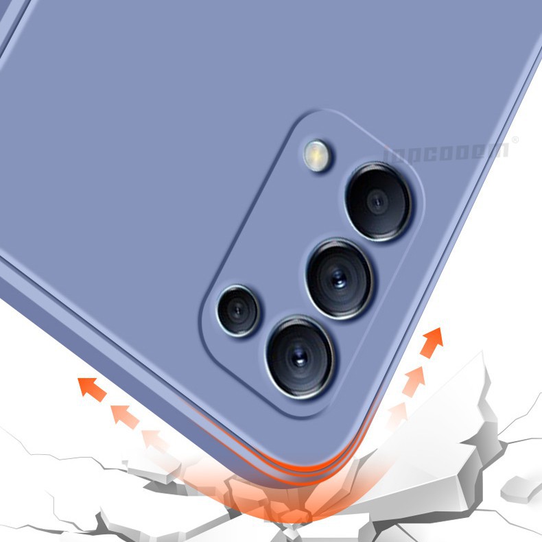 Ốp Điện Thoại Silicon Mềm Mỏng Màu Kẹo Cho OPPO Reno 5 4G 5G 5K Reno 6 Reno 4 Pro 4F Reno4 SE Realme C1