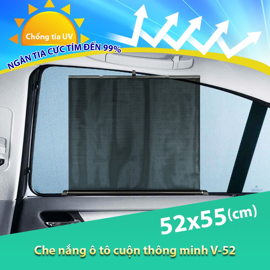 Che Nắng Ô Tô Cuộn Thông Minh CIND V52 (52x55 cm)