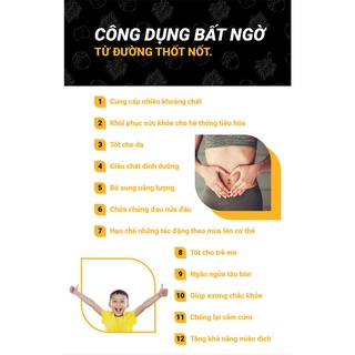 Đường Thốt Nốt Dạng Sệt Nguyên Chất Ngon Lành 450g/ 850g - Xanhsam Natural & Organic