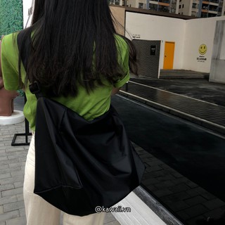 [Có sẵn] DAILY CROSSBAG - TÚI ĐEO CHÉO VẢI DÙ trượt nước 2 lớp  (Ảnh thật shop tự chụp.)