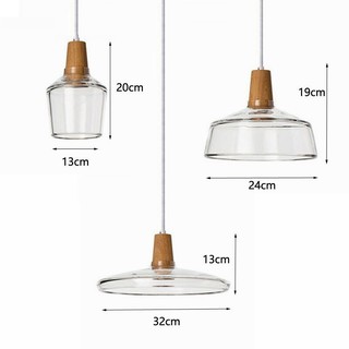 Nghệ Thuật Thẩm Mỹ Mặt Dây Chuyền Kính Đèn Giọt Đèn Trần Loft Đèn Treo Công Nghiệp Cho Cafe / Nhà Bếp Bar / Phòng Ăn