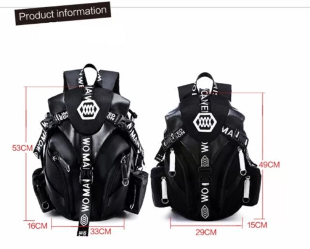 BA LÔ Triple X phong cách NINJA+ Kèm phụ kiện