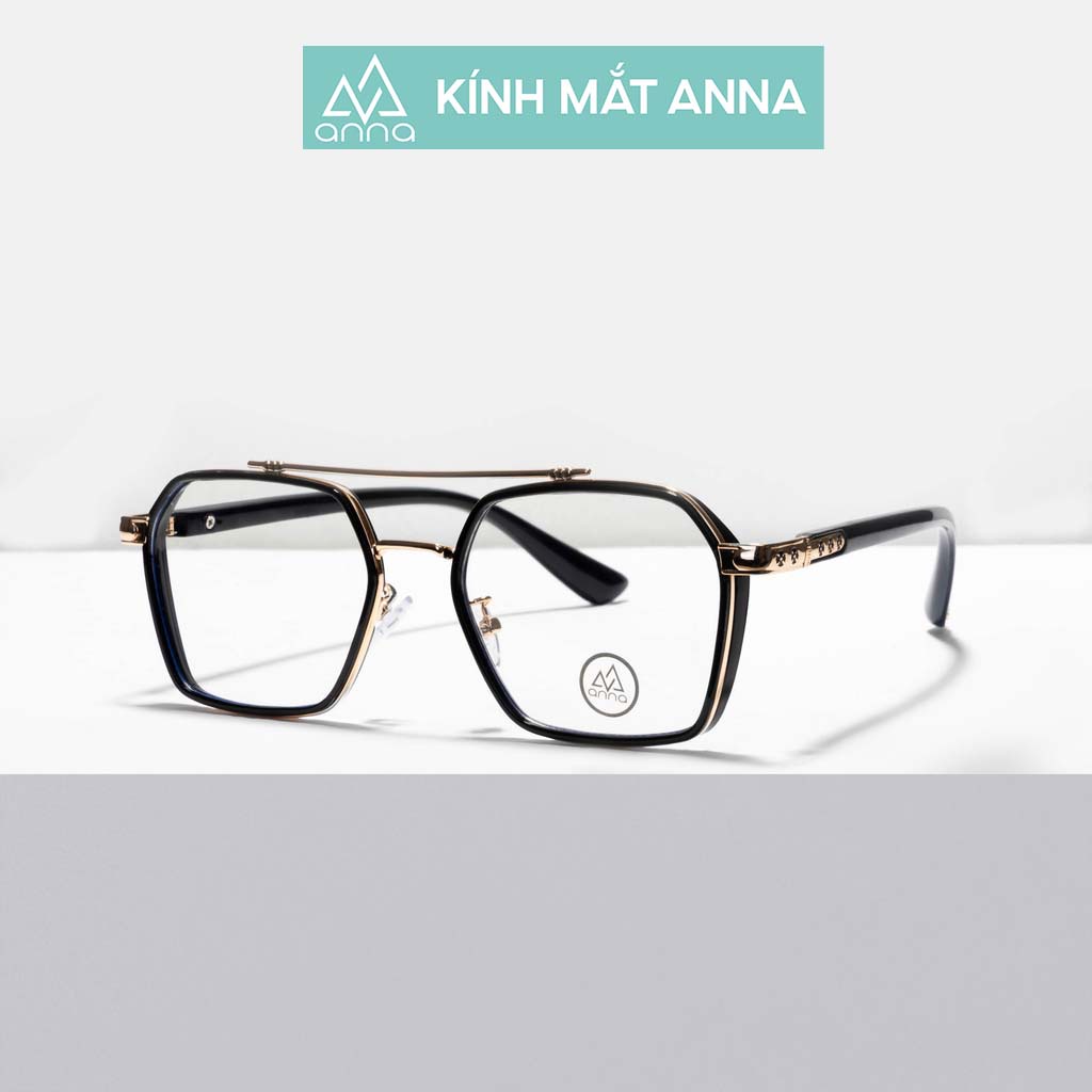 Gọng kính mắt ANNA thời trang nam nữ ironman chất liệu kim loại 300HQ025
