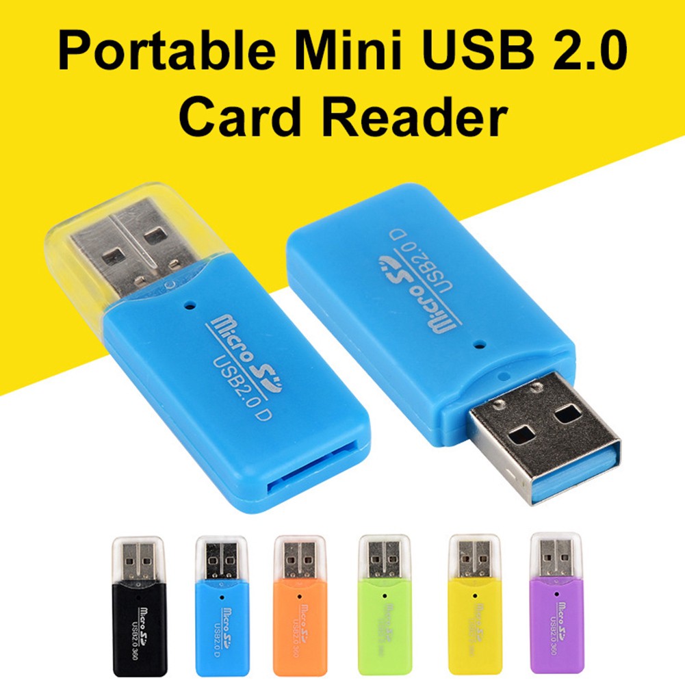 Đầu đọc thẻ nhớ USB 2.0 TF Micro SD mini chất lượng cao