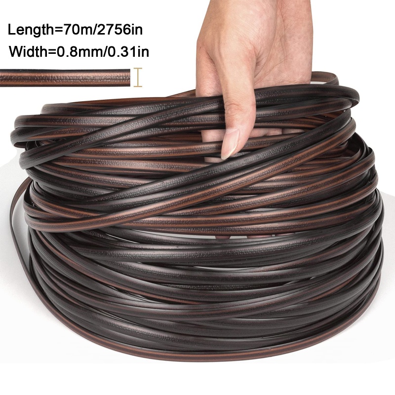 Cuộn dây mây nâu 220ft được sử dụng để làm giỏ đồ nội thất DIY