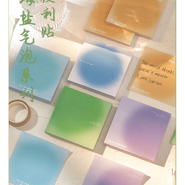 Giấy note vuông màu vàng cheese - 50 tờ | Shopee Việt Nam