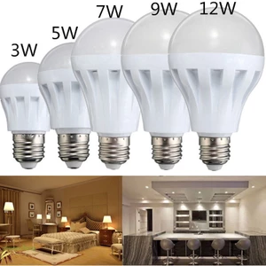 Bóng đèn LED E27 tiết kiệm năng lượng 1W 3W 6W 220V