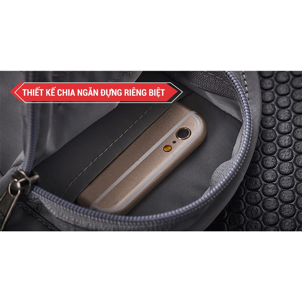 Túi đựng điện thoại đeo tay chạy bộ GoodFit chống nước, phản quang GF201RA