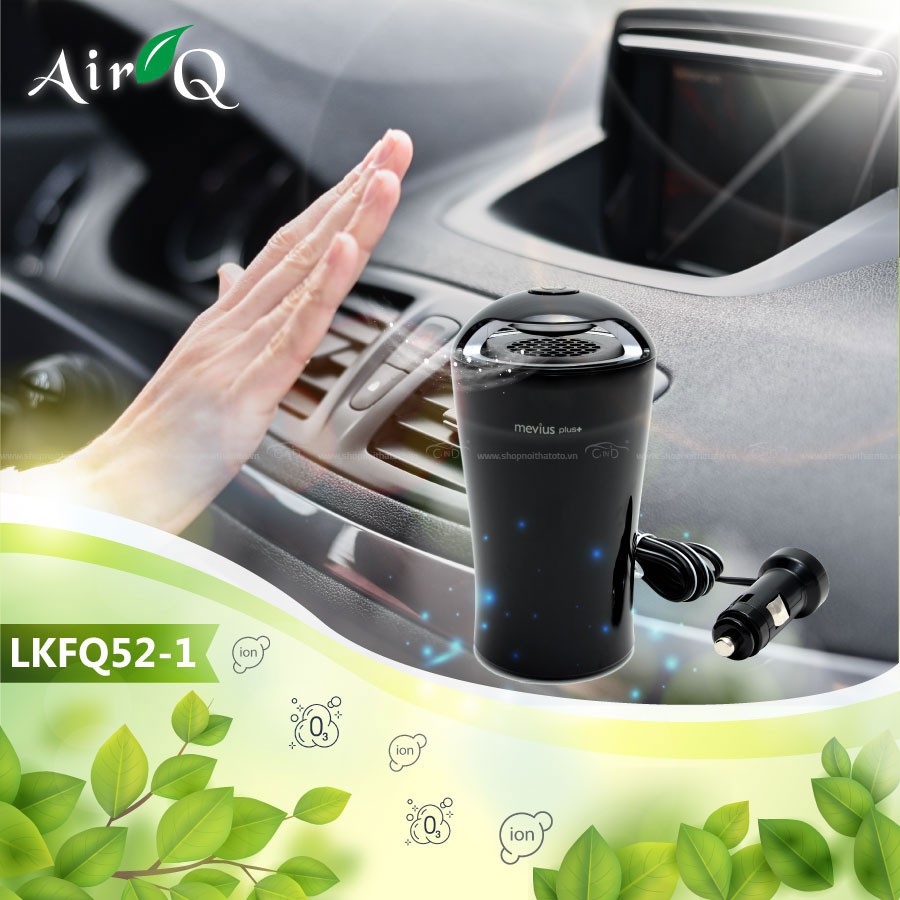 Máy Lọc Không Khí Khử Mùi AIRQ Mevius Plus Q521 Màu Đen