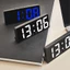 CAST Đồng hồ điện tử Bàn đầu giường Đèn nền Lịch nhiệt độ Đèn ngủ LED kỹ thuật số