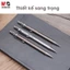 Bút Chì Bấm Inox M&G Ngòi 0.5mm, 0.7mm Văn Phòng Phẩm Sao Mai