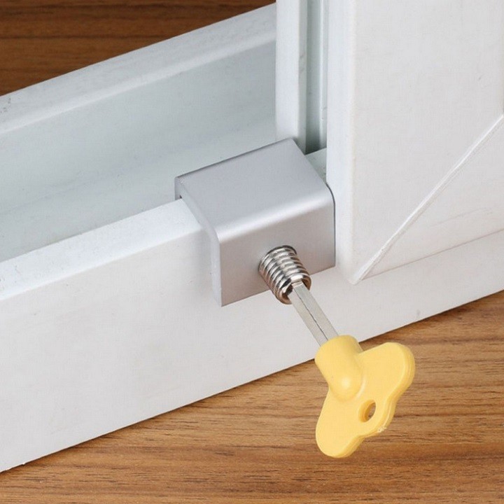 CHỐT KHÓA CỬA  CHO CỬA LÙA - cửa ban công (C36) an toàn tiện dụng