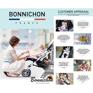 Đệm lót ghế ngồi ô tô, đệm lót xe đẩy cho bé thương hiệu BONNICHON cao cấp (chính hãng Hàn Quốc)