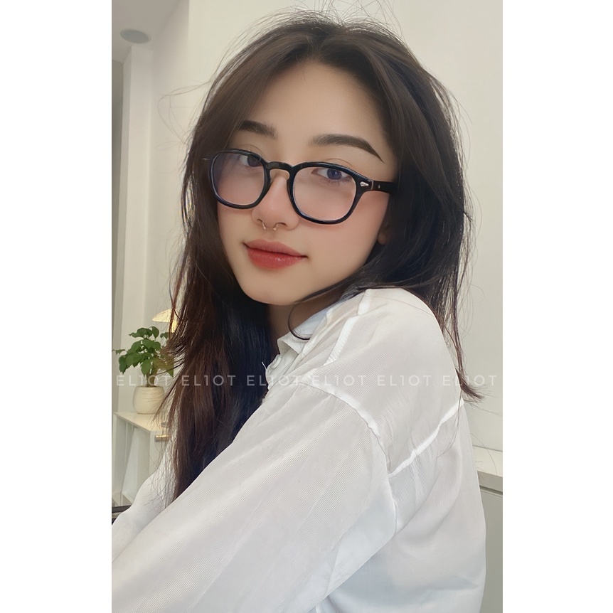 Gọng kính cận nam nữ ELIOT EYEWEAR kính mắt tròn kiểu dáng thời trang có thể thay thế tròng cận Unisex KC