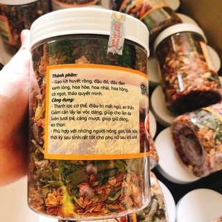 Trà giảm cân hạt đậu hoa hòe 100% organic an toàn mọi lứa tuổi, trà xanh giảm bụng thảo mộc thanh lọc cơ thể  TNC