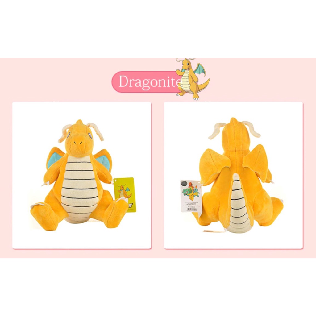 Gấu bông pokemon Rồng Dragonair 18 cm+ tặng 1 hình xăm dễ thương bất kỳ ...