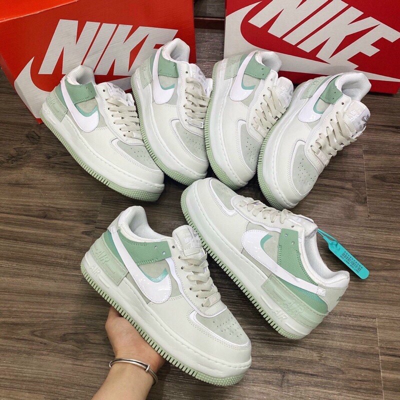 Air force 1 xanh best sale