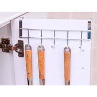 Giá treo đồ , móc inox treo đồ gắn sau tủ cánh cửa nhà tắm phòng bếp dán tường 1432
