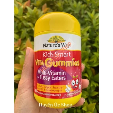 Kẹo Dẻo Vitamin Tổng Hợp Nature's Way Kids Smart Vita Gummies MultiVitamin - Dành Cho Trẻ Biếng Ăn